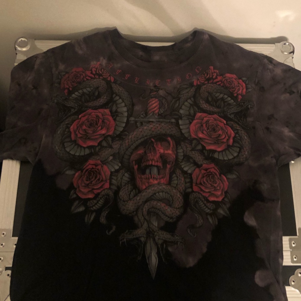 Affliction skull and roses